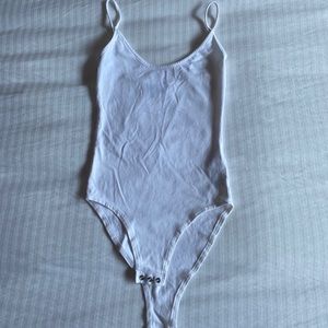 Topshop basic white Cami bodysuit
